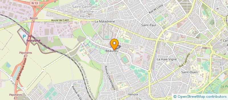 localisation de l'entreprise INGOTEC à CAEN