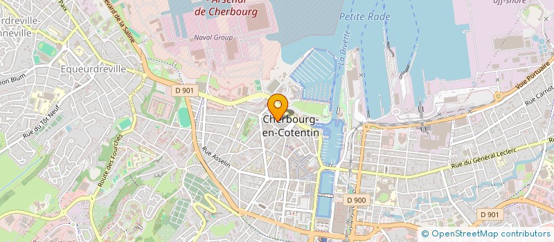 localisation de l'entreprise INGOUF  CHERBOURG-EN-COTENTIN