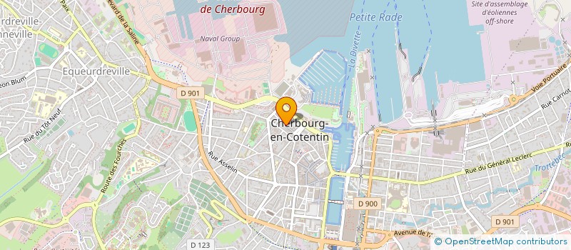 localisation de l'entreprise INGOUF RP à CHERBOURG-EN-COTENTIN