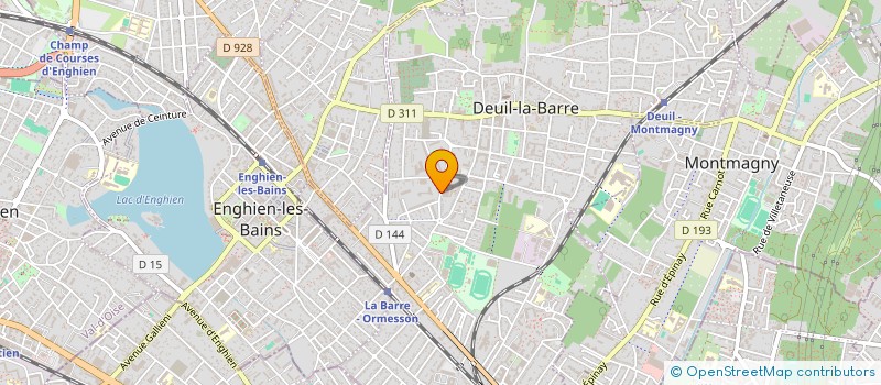 localisation de l'entreprise INGOZ  DEUIL-LA-BARRE