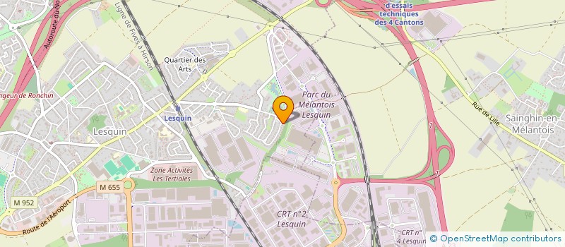 localisation de l'entreprise INGRAM MICRO à LESQUIN