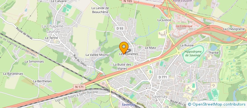 localisation de l'entreprise INGRAND BOL D'AIR  SAVENAY