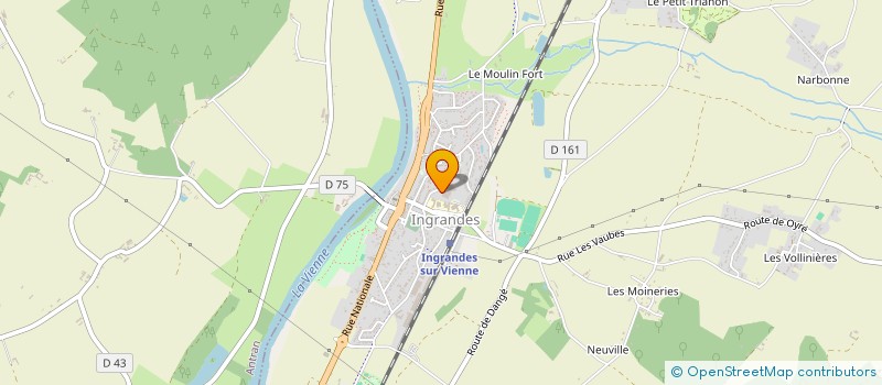 localisation de l'entreprise INGRANDES INFOS MEDIA CLIC  INGRANDES