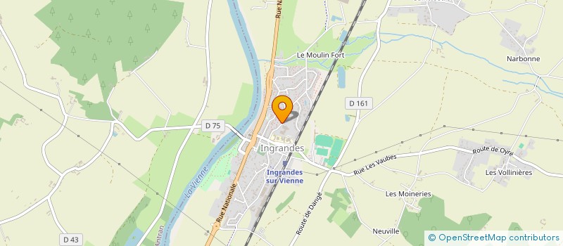 localisation de l'entreprise INGRANDES POKER CLUB (IPC) à INGRANDES