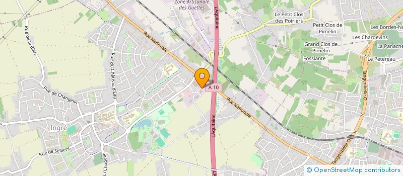localisation de l'entreprise INGRE AUTOMOBILES SARL à INGRE