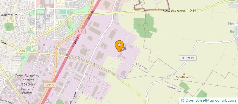 localisation de l'entreprise INGREBEAUCE à CHARTRES