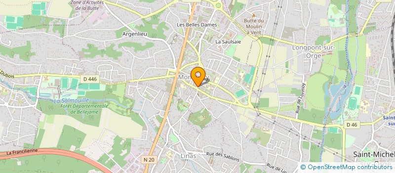 localisation de l'entreprise INGRID AIR à MONTLHERY