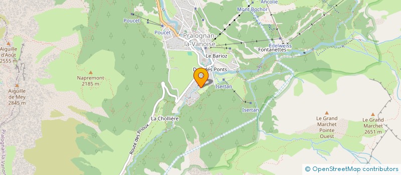 localisation de l'entreprise INGRID ET PATRICE ROLLAND  PRALOGNAN-LA-VANOISE