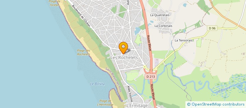 localisation de l'entreprise INGRID POTTIER à SAINT BREVIN LES PINS