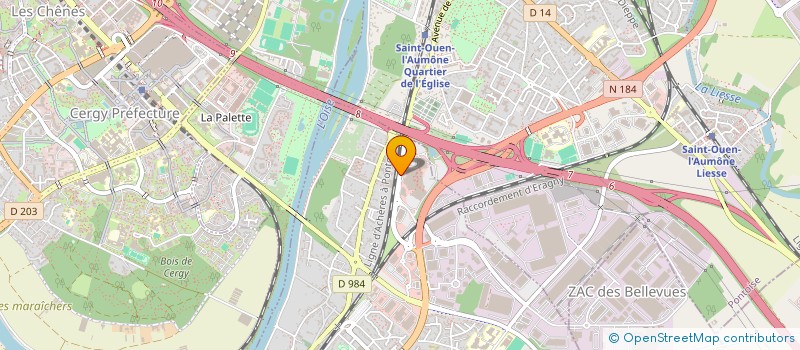 localisation de l'entreprise INGRID VISION  ERAGNY