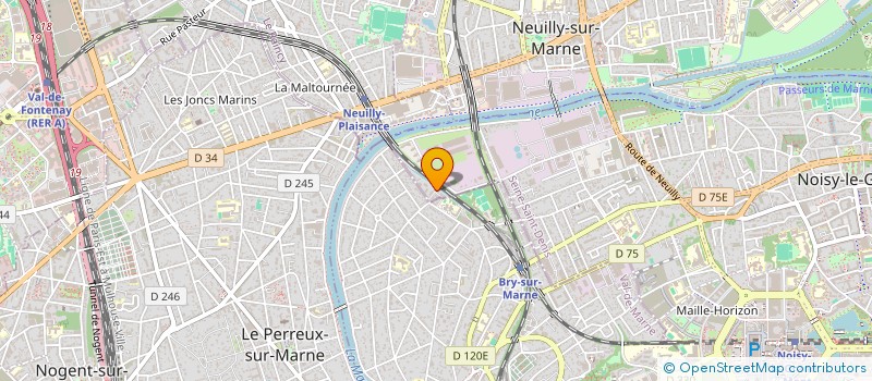 localisation de l'entreprise INGUEWA  NOISY-LE-GRAND