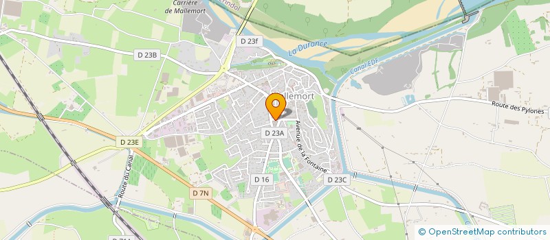 localisation de l'entreprise INGUIMBERT OPTIQUE à MALLEMORT