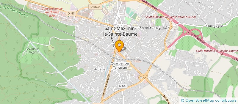 localisation de l'entreprise INGV à SAINT-MAXIMIN-LA-SAINTE-BAUME