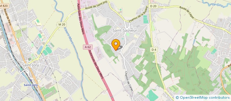 localisation de l'entreprise INH CONSEIL & FINANCE  SAINT-SAUVEUR