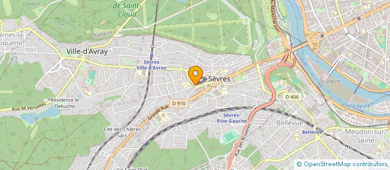 localisation de l'entreprise INHA MATIC à SEVRES