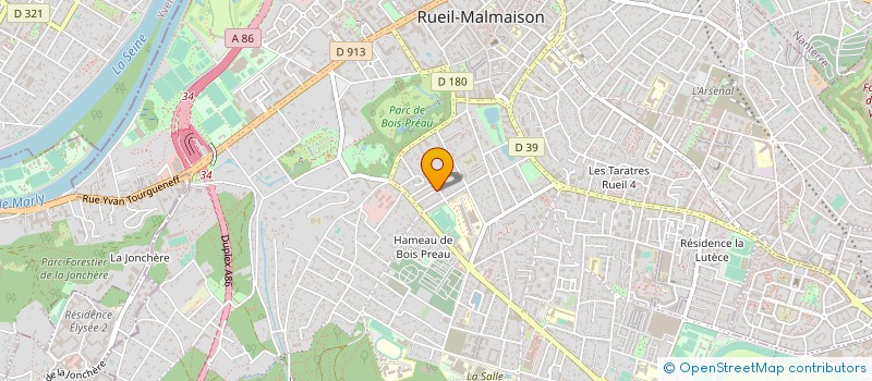 localisation de l'entreprise INHALEXPERT à RUEIL-MALMAISON