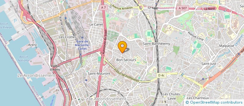 localisation de l'entreprise INHERANCE SOINS à MARSEILLE