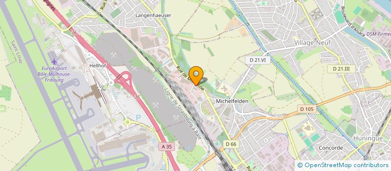 localisation de l'entreprise INHOME à SAINT-LOUIS