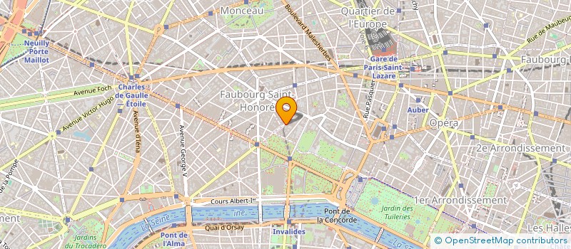 localisation de l'entreprise INHOTEL à PARIS