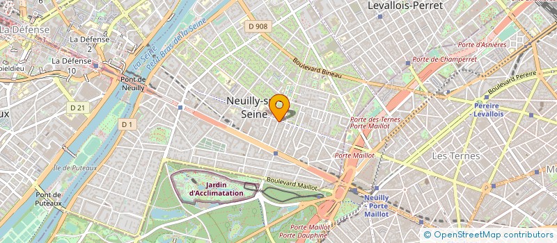 localisation de l'entreprise INHOV à NEUILLY-SUR-SEINE