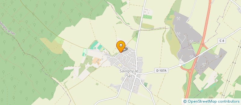 localisation de l'entreprise INHV  SAVIGNY-LE-SEC