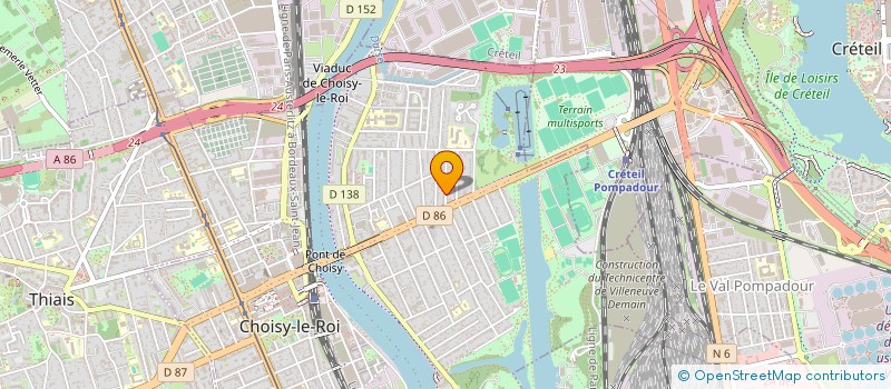 localisation de l'entreprise INI CONSEIL  CHOISY-LE-ROI