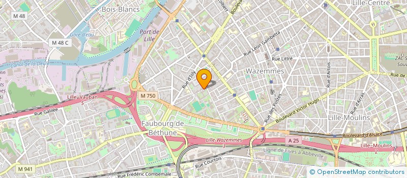 localisation de l'entreprise INI SECURITE PREVENTION à LILLE