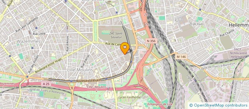 localisation de l'entreprise INICIATIVA à LILLE