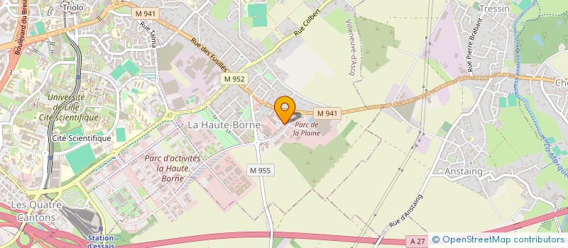 localisation de l'entreprise INICIO à VILLENEUVE-D'ASCQ