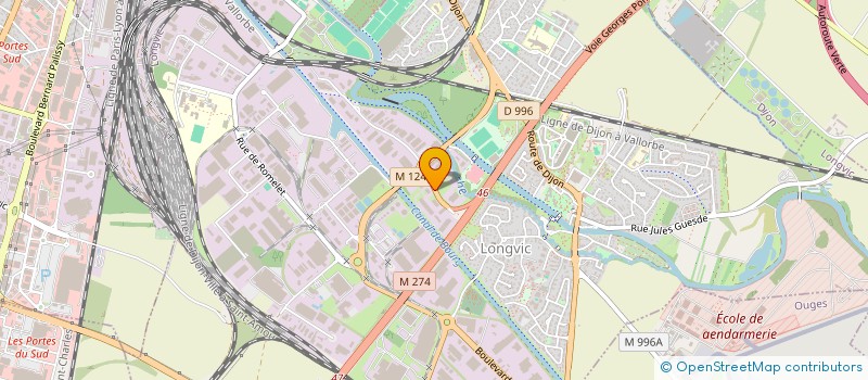 localisation de l'entreprise INICYAL à LONGVIC