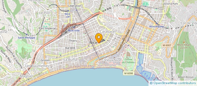 localisation de l'entreprise INID CORPORATION à NICE