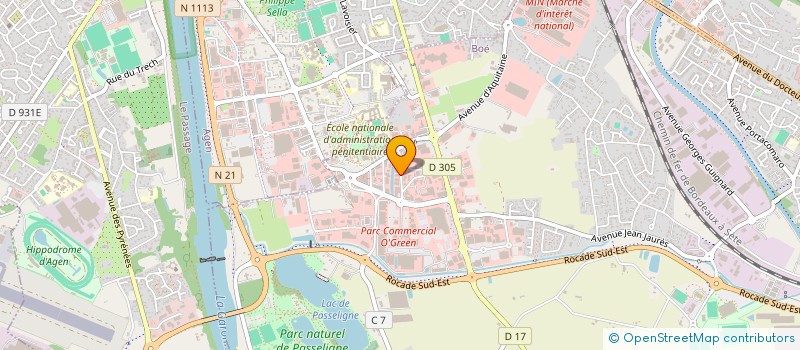 localisation de l'entreprise INIGO BROTHERS PRODUCTION  AGEN