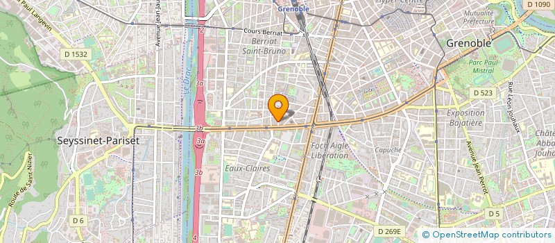 localisation de l'entreprise INIKAS TRADUCTION  GRENOBLE