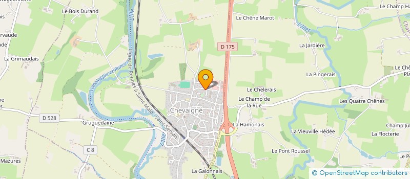 localisation de l'entreprise INIL  CHEVAIGNE