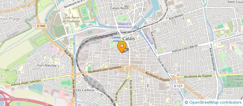 localisation de l'entreprise INIMUSIC  CALAIS