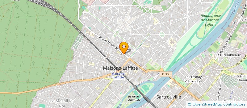 localisation de l'entreprise INIOV  MAISONS-LAFFITTE