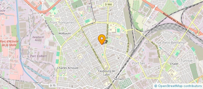 localisation de l'entreprise INISCIENCES  REIMS