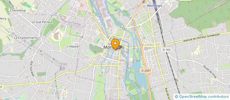 localisation de l'entreprise INISHA à MONTARGIS