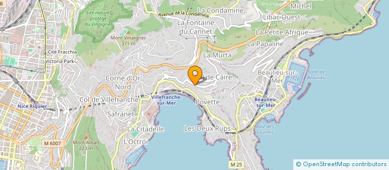 localisation de l'entreprise INISHFREE à VILLEFRANCHE-SUR-MER