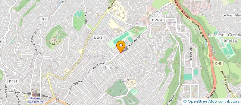 localisation de l'entreprise INIT CONSULTING SERVICES  BIHOREL