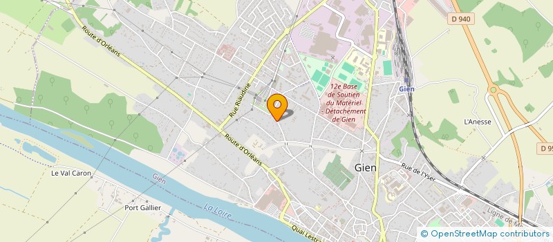 localisation de l'entreprise INIT SERVICES à GIEN
