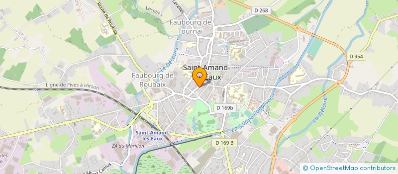 localisation de l'entreprise INITEK INFORMATIQUE à SAINT-AMAND-LES-EAUX