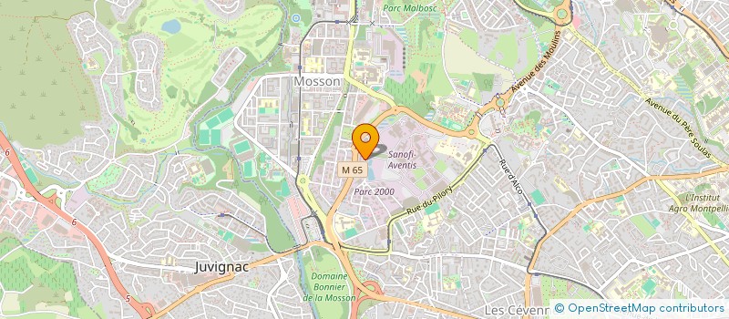 localisation de l'entreprise INITIA à MONTPELLIER