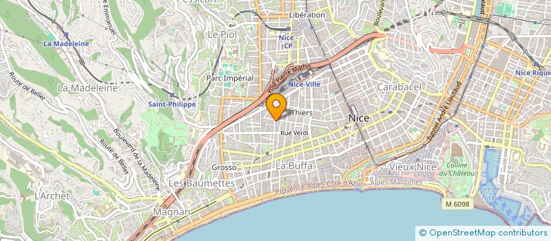localisation de l'entreprise INITIA'PRO à NICE