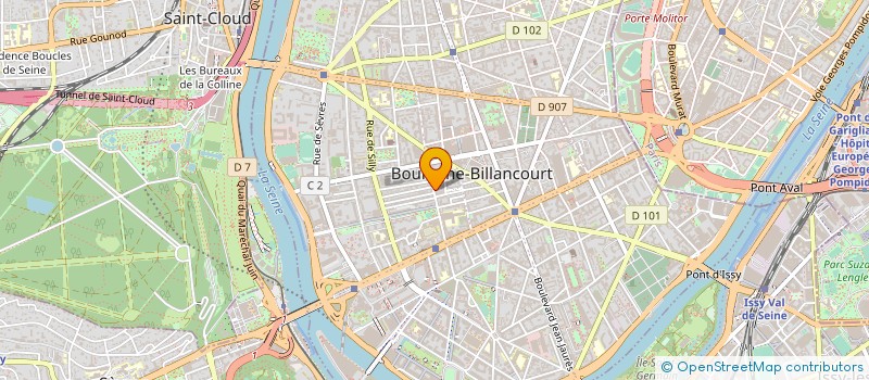 localisation de l'entreprise INITIAL à BOULOGNE-BILLANCOURT