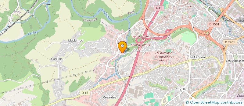 localisation de l'entreprise INITIAL à CHAVANOD