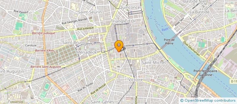 localisation de l'entreprise INITIAL à BORDEAUX