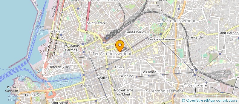 localisation de l'entreprise INITIAL à MARSEILLE