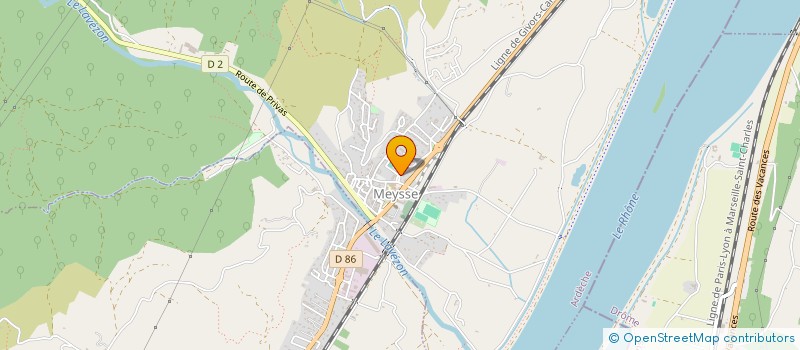 localisation de l'entreprise INITIAL  MEYSSE