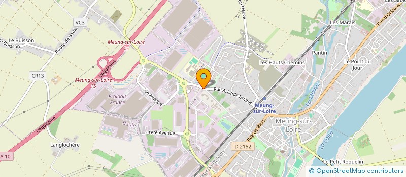 localisation de l'entreprise INITIAL AUTO 45 à MEUNG-SUR-LOIRE